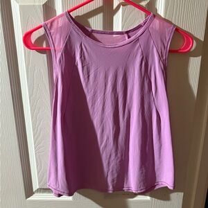 Lululemon Sculpt Cropped Tank Top in Dahlia Mauve